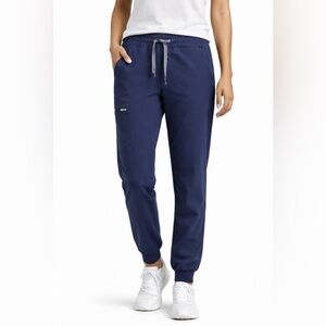 FIGS Navy Scrub Jogger Pants Size Small Technical Collection Nurse Medical